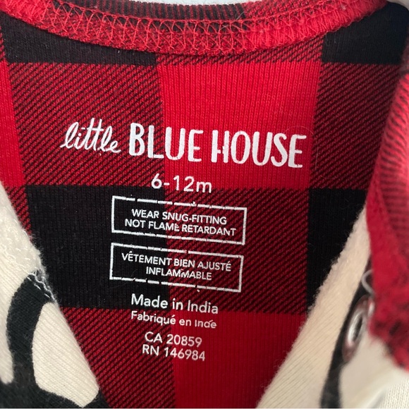 🟧$9 ADD-ON🟧 6-12M • MATCHING HOLIDAY PJs • LITTLE BLUE HOUSE • Christmas - Picture 3 of 3